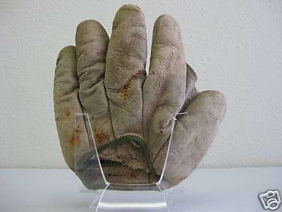 Early 1900's White Youth Crescent Glove Back